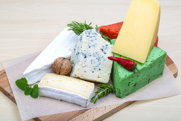 Assortment cheese