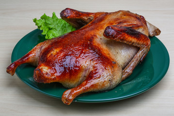 Roasted duck