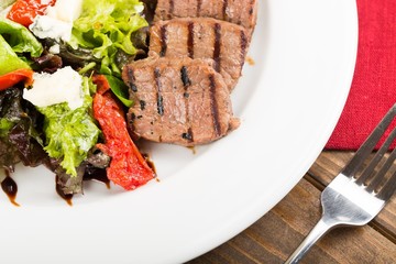 Grill, grilled, meat.