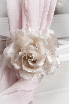 Rose en soie
