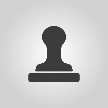 recommend clip art: The stamp icon. Cliche symbol. Flat