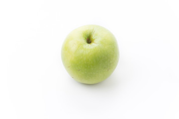 Green apple, isolated on white background