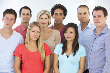 Group Of Young Business People In Casual Dress