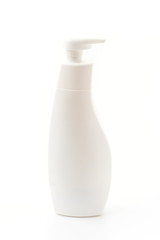 Gel, Foam Or Liquid Soap Plastic Bottle White.