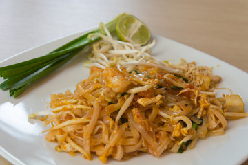 Thai style noodles or padthai