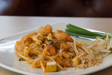 Thai style noodles or padthai