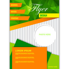 Template for brochure or flyer.