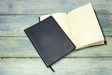 leather notebook
