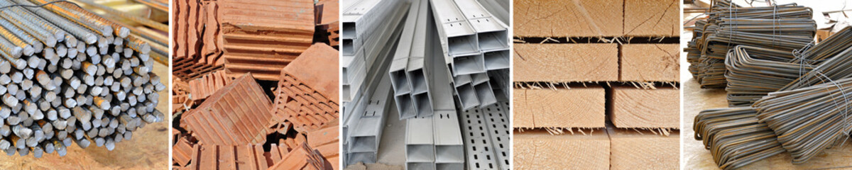 Baumaterial, Baustoffe