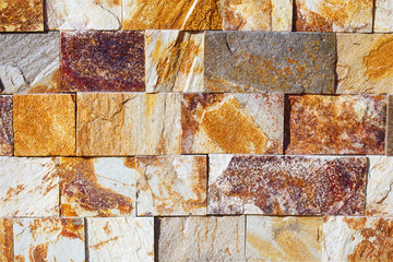 Rock Wall Texture. Ocher background.
