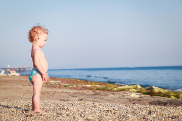 Baby on the beach