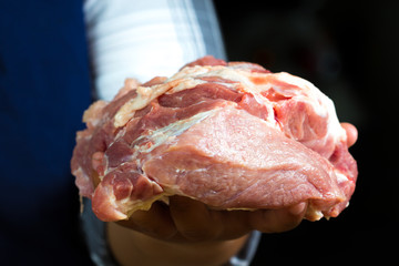 Raw pork