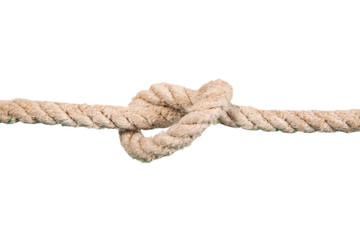 Ship ropes with knot