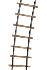 3d render of railway track