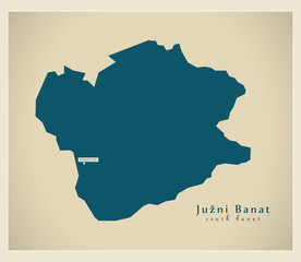 Modern Map - Juzni Banat RS