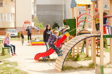 Children at the playground 