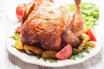 Roasted chicken