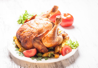 Roasted chicken
