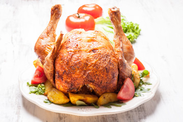 Roasted chicken