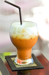 milk tea,Thai tea,iced tea
