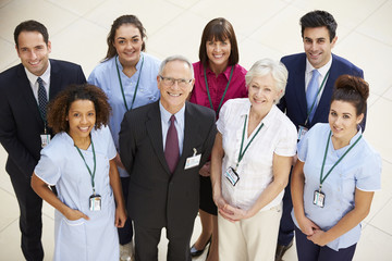 Portrait Of Hospital Medical Team