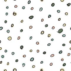Hand drawn seamless pattern
