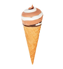 ice cream cone isolated