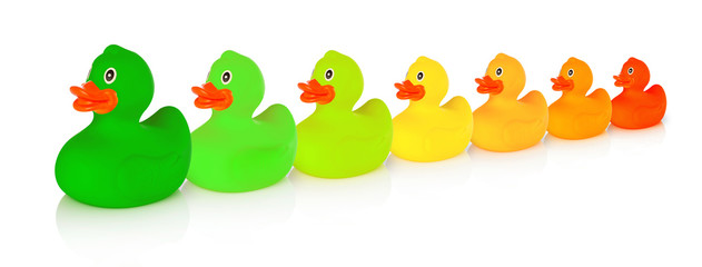 Energy class rubber ducks