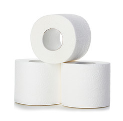 Toilet paper isolated