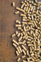 wooden pellets