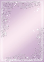Modern purple banners - astral and flower theme. Vector