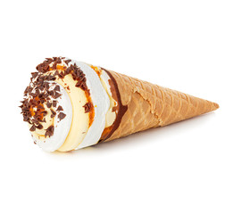ice cream cone isolated