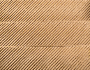 Fototapeta premium Closeup of Corrugated Cardboard Texture