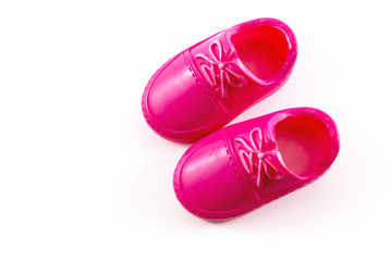 Pink Plastic Toy Shoes
