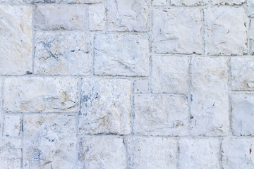 White stone wall