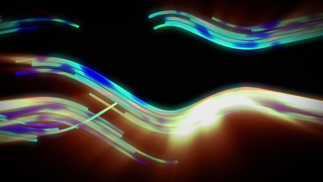 Abstract lines moving, seamless loop
