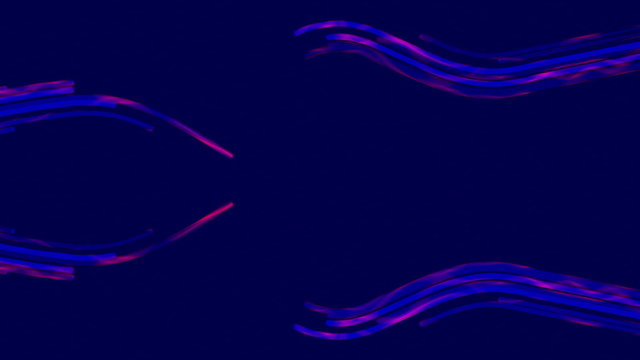 Abstract lines moving, seamless loop
