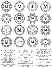 Vintage Circle Frames & Design Elements