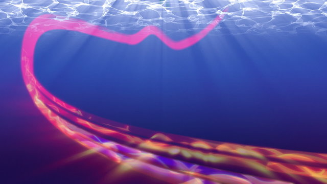 Abstract lines moving, seamless loop
