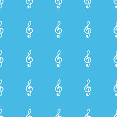 Treble clef straight pattern