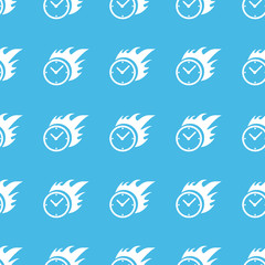 Burning clock straight pattern