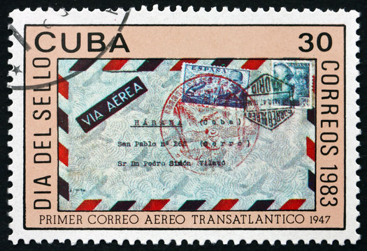 Postage stamp Cuba 1983 Spain-Havana Cover