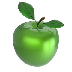 Green apple nutrition fruit antioxidant fresh ripe organic icon