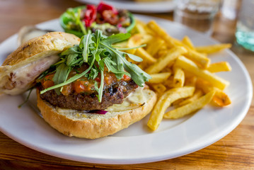 tasty hamburger