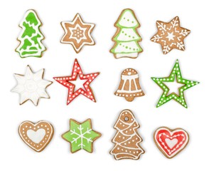Obraz premium Holiday, gingerbread, sugar.