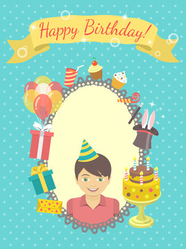 Happy Birthday Card for Boy