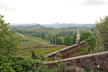 Le colline del Collio dall'Abbazia di Rosazzo - Friuli