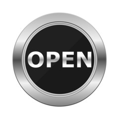 Open Silver Button