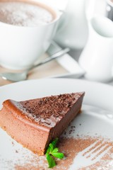 Tiramisu, cake, cafe.
