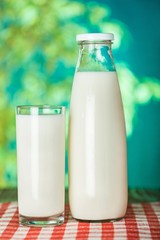 Milk, organic, summer.